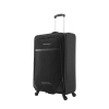 Duża walizka Saxoline Soft czarna 120l